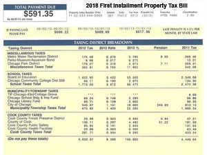 property cook county tax bill installment bills 2nd due chicago taxes kensington coming research received owners should mail their