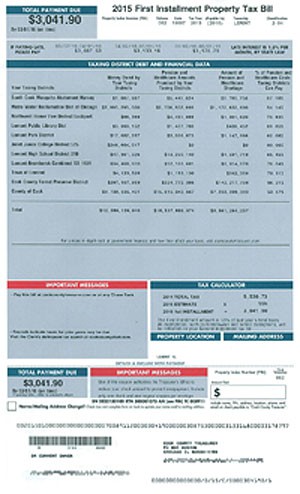 How to Read Your Cook County Property Tax Bill